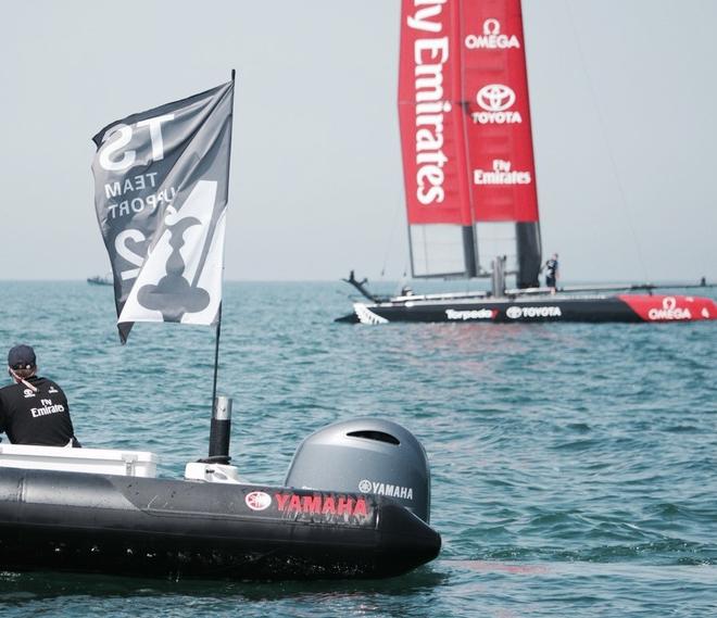 Yamaha powering Emirates Team NZ support boats at the America’s Cup World Series © Emirates Team New Zealand http://www.etnzblog.com